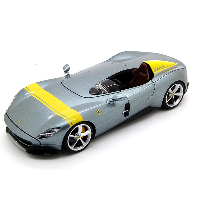 Ferrari Monza SP1 Silver decals yellow 1:24