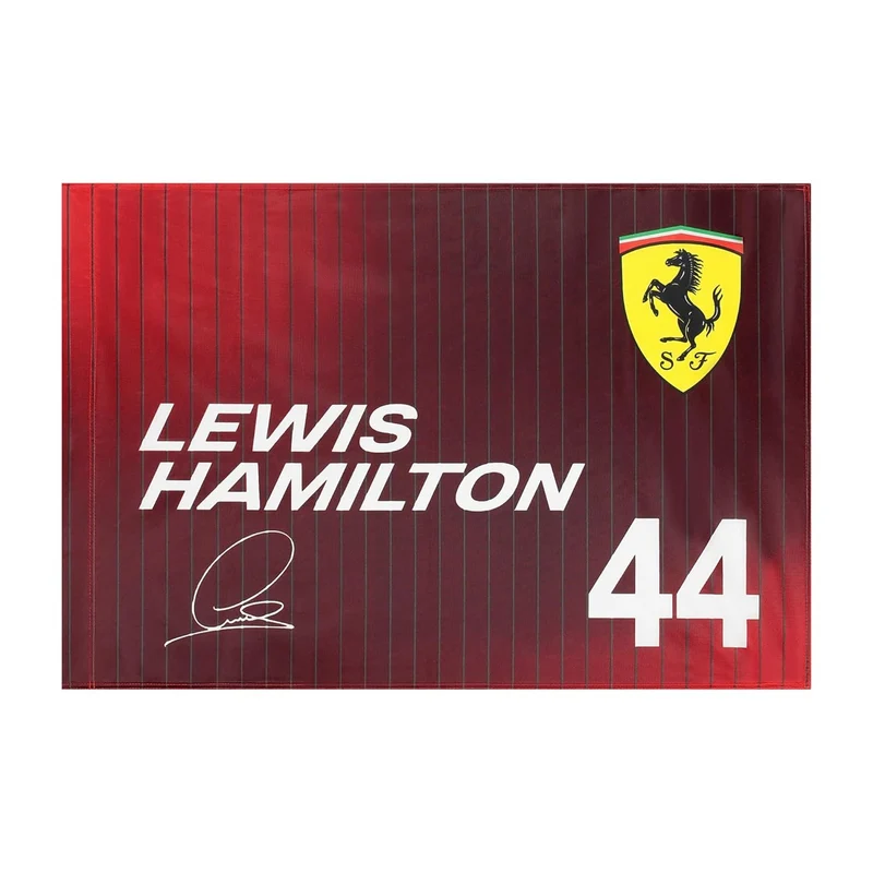 Ferrari F1 Team Flag Lewis Hamilton 44 Bandiera 60*90