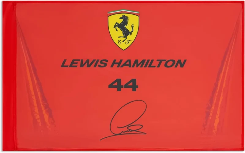Ferrari F1 2026 Team Flag Lewis Hamilton 44 Bandiera 60*90