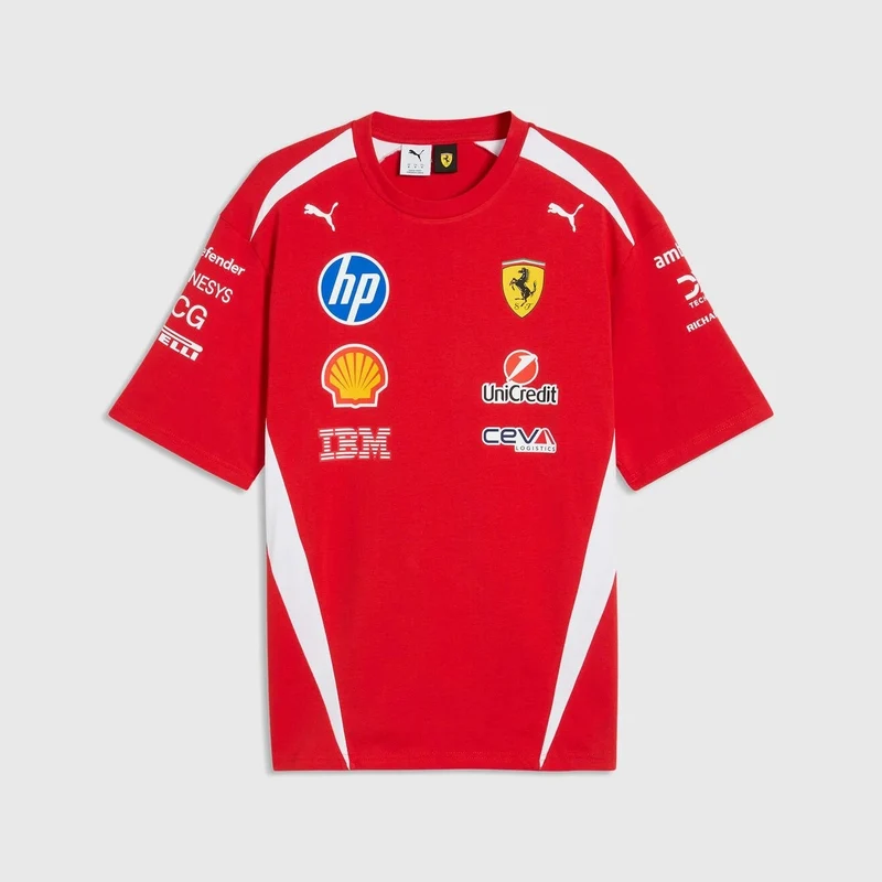 Ferrari F1 2026 T-Shirt Driver Uomo Replica Team Puma