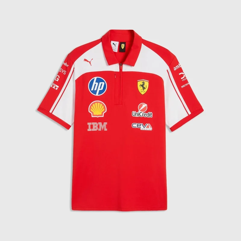 Ferrari F1 2026 Polo Uomo Replica Team Puma Authentic
