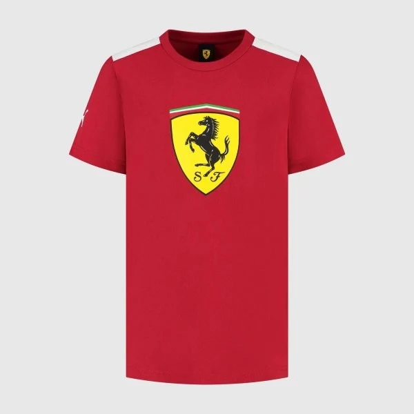 Ferrari F1 2025 Puma T-shirt Scudetto Cherry