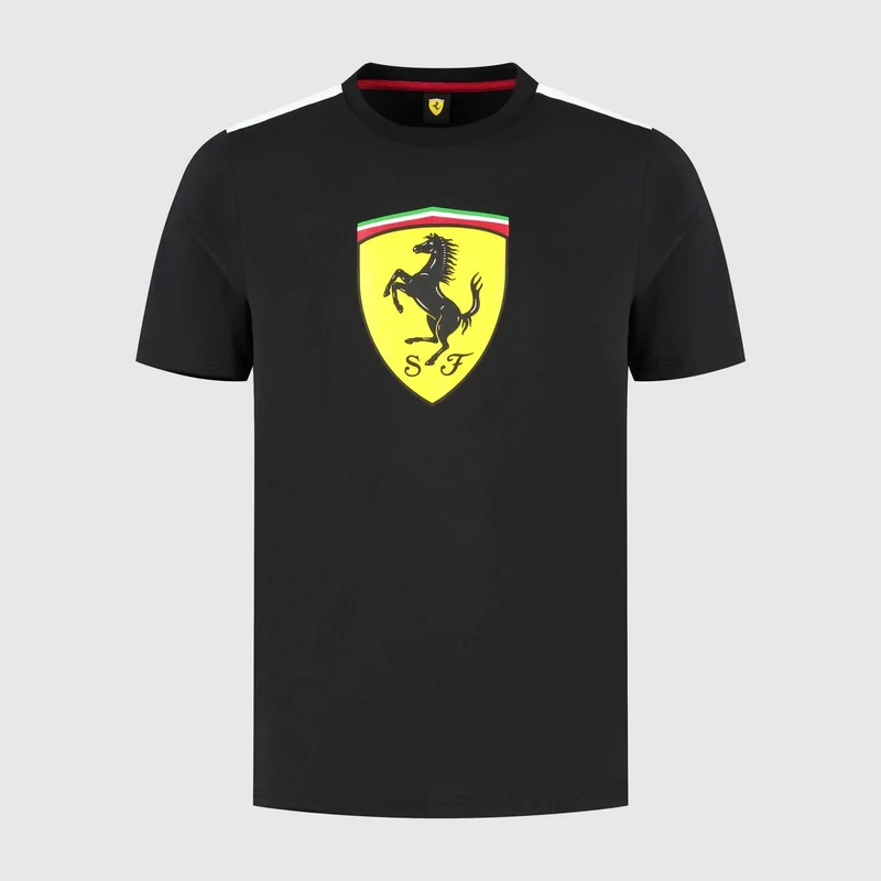 Ferrari F1 2025 Puma T-shirt Scudetto Black