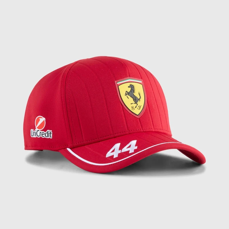 Ferrari F1 2025 Berretto Baseball 44 Lewis Hamilton Puma Dark Cherry