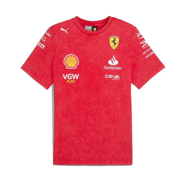 Ferrari F1 2024 T-Shirt Las Vegas GP Desert Sun Shirt Uomo