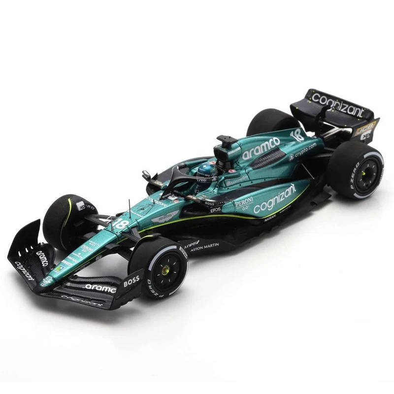 Aston Martin AMR23 Aramco Cognizant F1 Team 6th Bahrain GP 2023 Lance Stroll 1:43