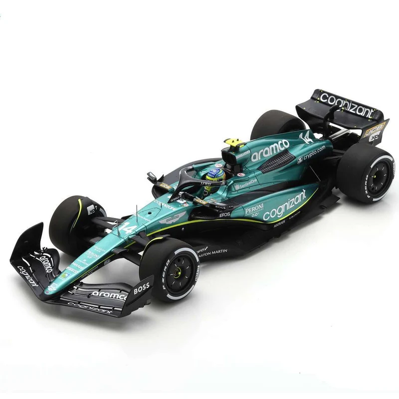 Aston Martin AMR23 Aramco Cognizant F1 Team 3rd Bahrain GP 2023 Fernando Alonso 1:18