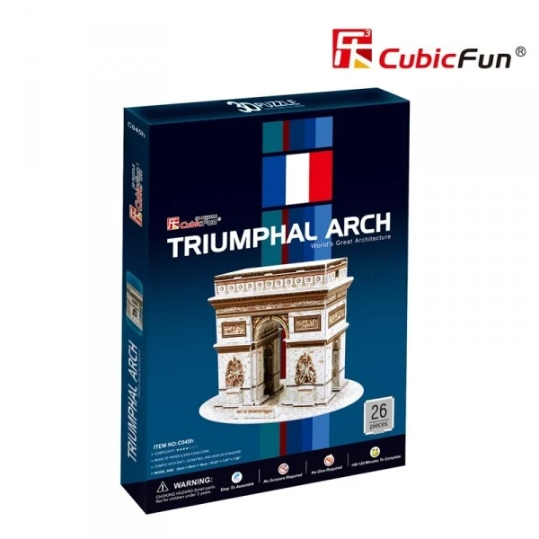 Arco di Trionfo Parigi Cubic Fun 3D Puzzle 18 cm h