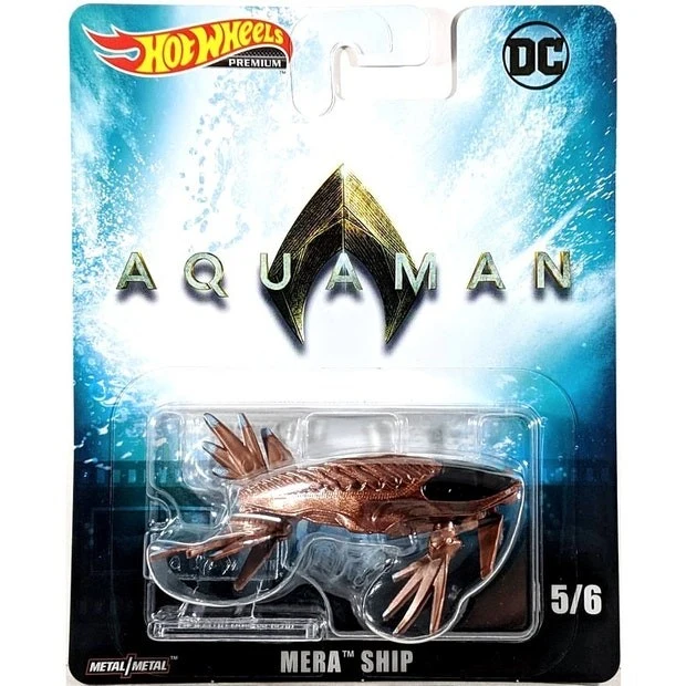 Aquaman Mera Ship "Justice League" - "Batman Real Riders" 5/6 Hotwheels 1:64