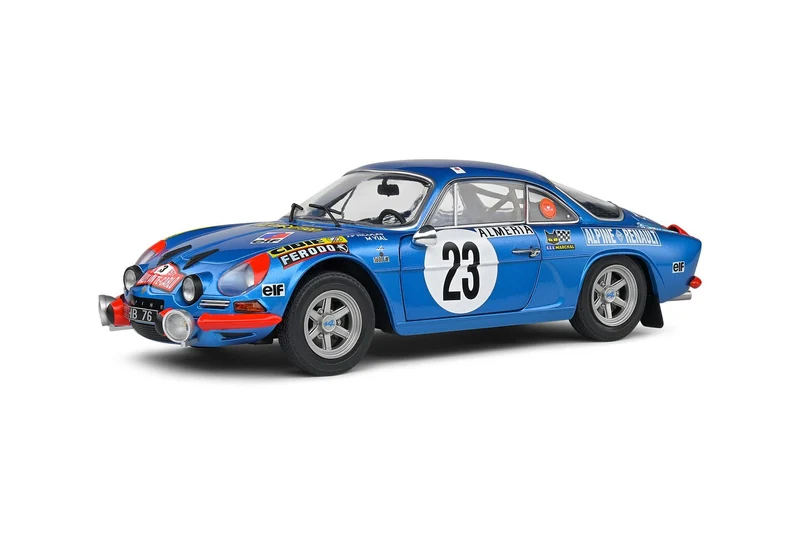 Alpine-Renault A110 1600S 6th Rallye Monte Carlo 1973 Jean-François Piot - Jean-Louis Marnat 1:18