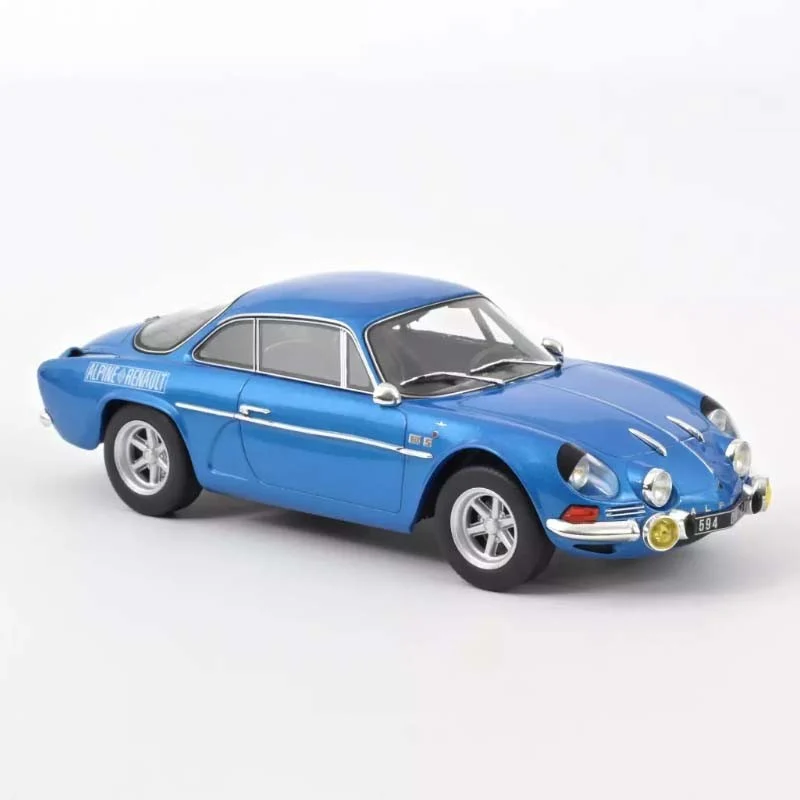 Alpine Renault A110 1600S 1972 Blue Metallic with deco 1:18