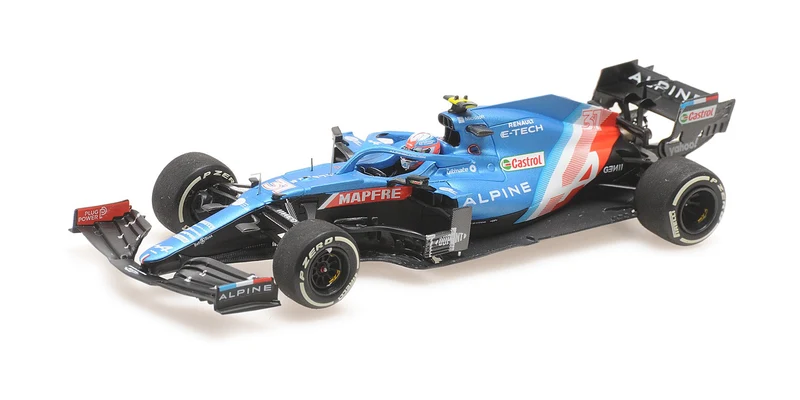 Alpine A521 Team F1 Winner Hungary GP 2021 Esteban Ocon 1:43