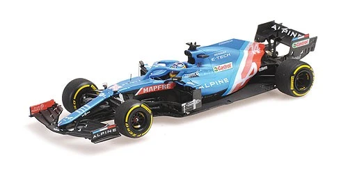 Alpine A521 Team F1 Bahrain GP 2021 Fernando Alonso 1:43