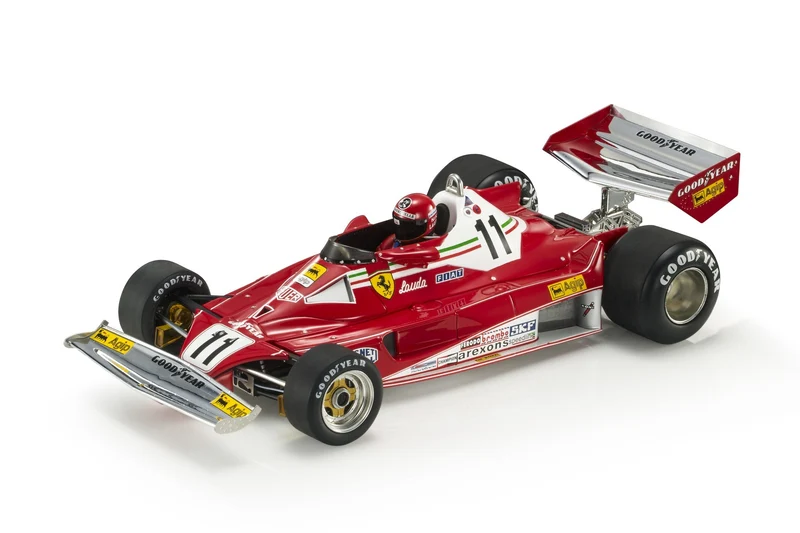 Ferrari 312 T2 2nd Monaco GP 1977 Niki Lauda with driver 1:18