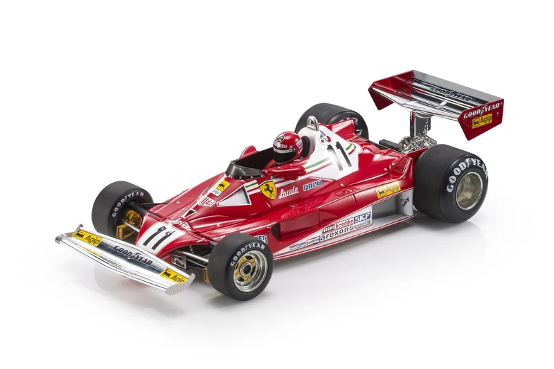 Ferrari 312 T2 1977 Niki Lauda World Champion with driver 1:18
