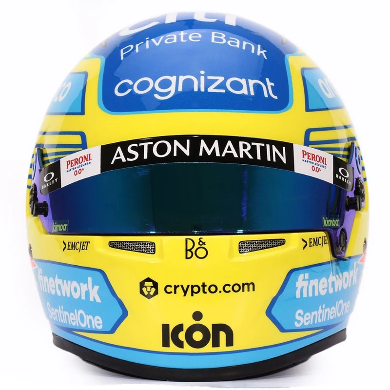 Fernando Alonso Aston Martin F1 2023 Bell Mini Helmet 1:2