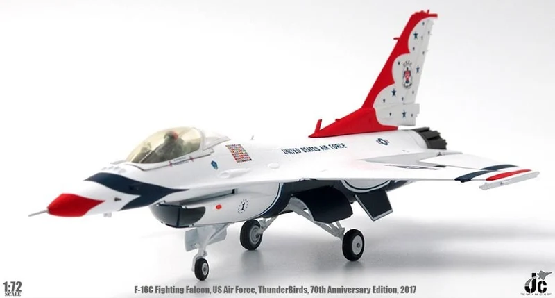 F16C Fighting Falcon USAF US Air Force ThunderBirds, 70th Anniversary Edition 2017 1:72