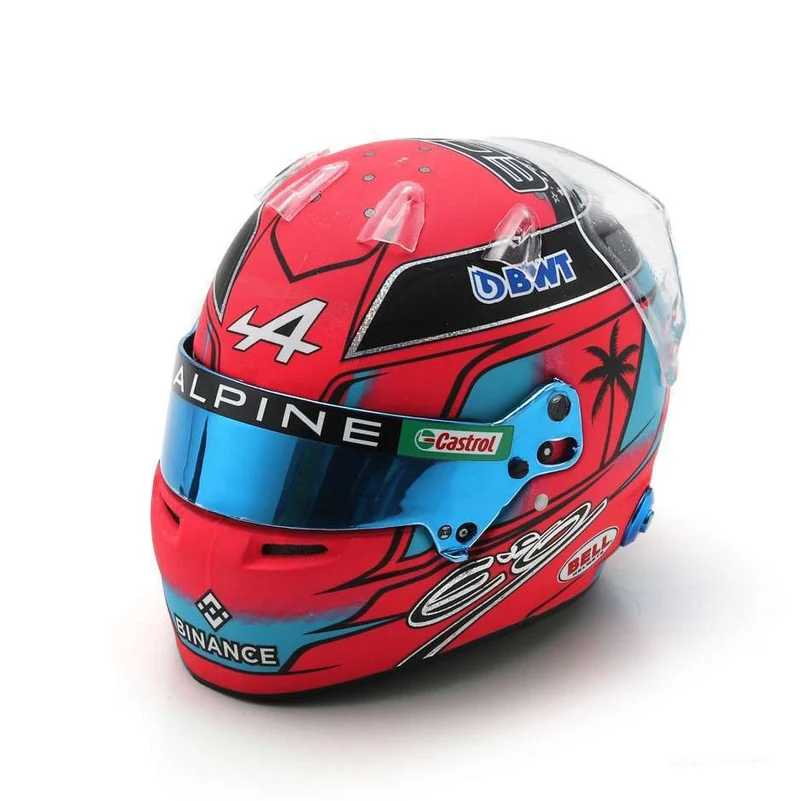 Esteban Ocon Casco Bell Helmet F1 2023 BWT Alpine F1 Team Miami GP 1:5