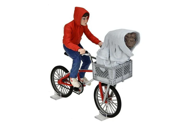 E.T. 40th Ann Elliot&E.T. On Bicycle Af 17cm-h