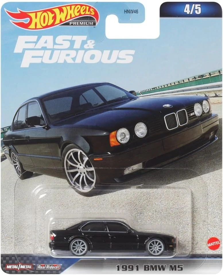 BMW M5 1991 "Fast & Furious" Black 1:64
