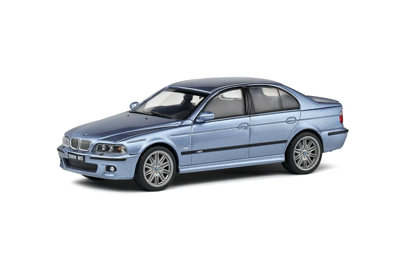 BMW M5 (E39) 5.0 V8 32V 2000 Silver Water blue 1:43