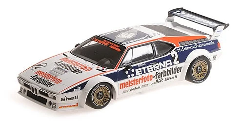 BMW M1 Schnitzer Eterna Meisterphoto-Team winner Deutsche Automobil Rennsport Trophäe Zolder 1982 Hans-Joachim Stuck 1:18