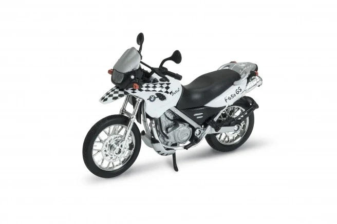 BMW F650 GS Dakar Silver 1:18