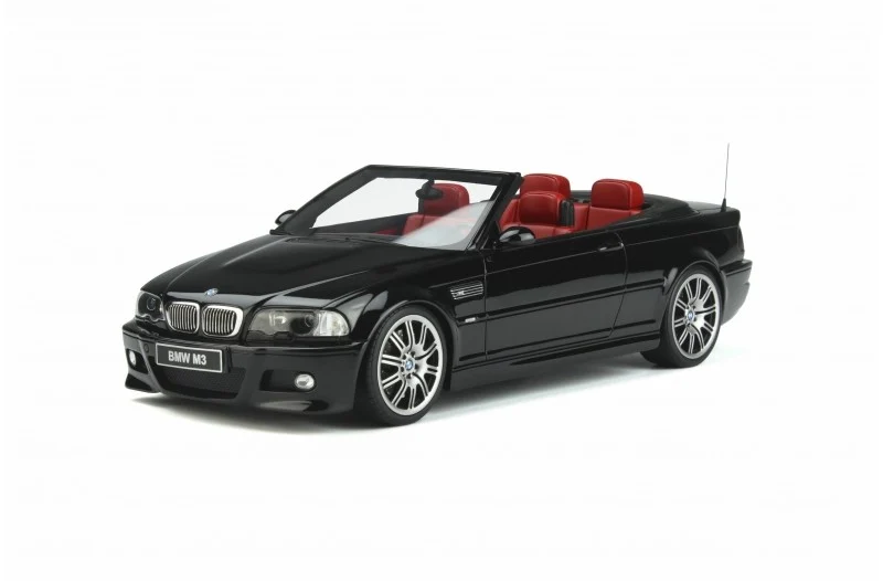 BMW E46 Convertible M3 2004 Jet Black 1:18