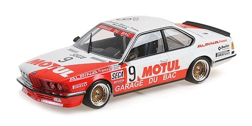 BMW 635 CSi Ecurie Garage du Bac - Motul 7th 24h Spa 1984 René Hollinger - Fabien Giroix - Jean Krucker 1:18
