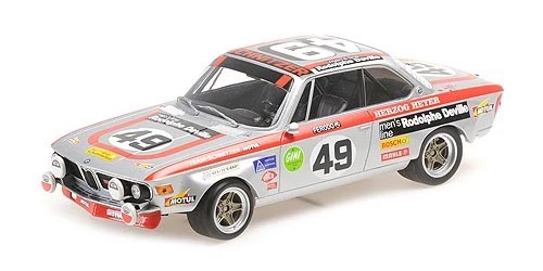 BMW 2800 CS Team Schnitzer Motul 24H Spa Francorchamps 1972 Herzog - Heyer 1:18