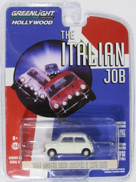 Austin Mini Cooper S 1275 White Mkl 1967 "The Italian Job 1969" 1:64