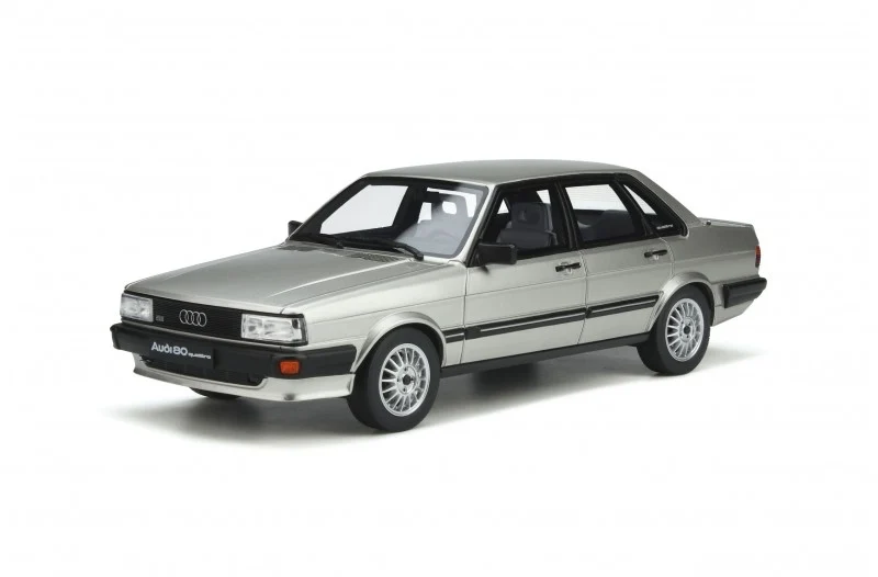 Audi 80 B2 quattro 1983 Zermatt Silver LY7Y 1:18