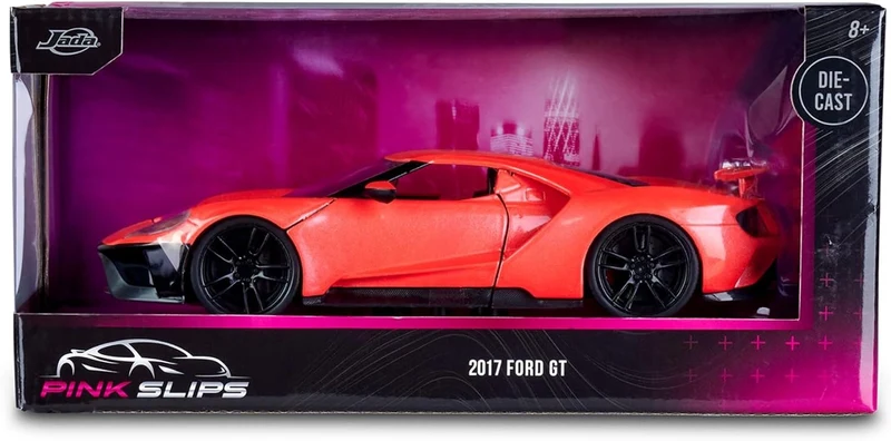 Ford GT 2017 Red Orange con Decorazione Gamma Pink Slips 1:24