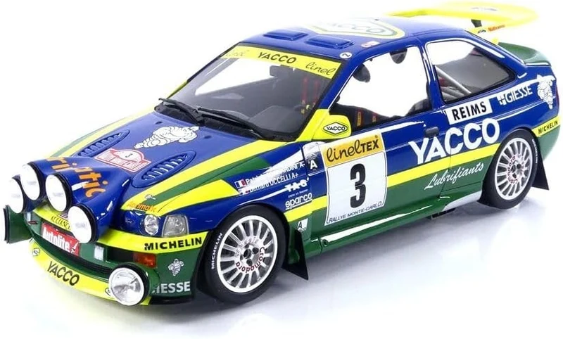 Ford Escort RS Cosworth Team Alliance Yacco (Night Version) "Rally Monte Carlo 1996" P.Bernardini - B.Occelli 1:18
