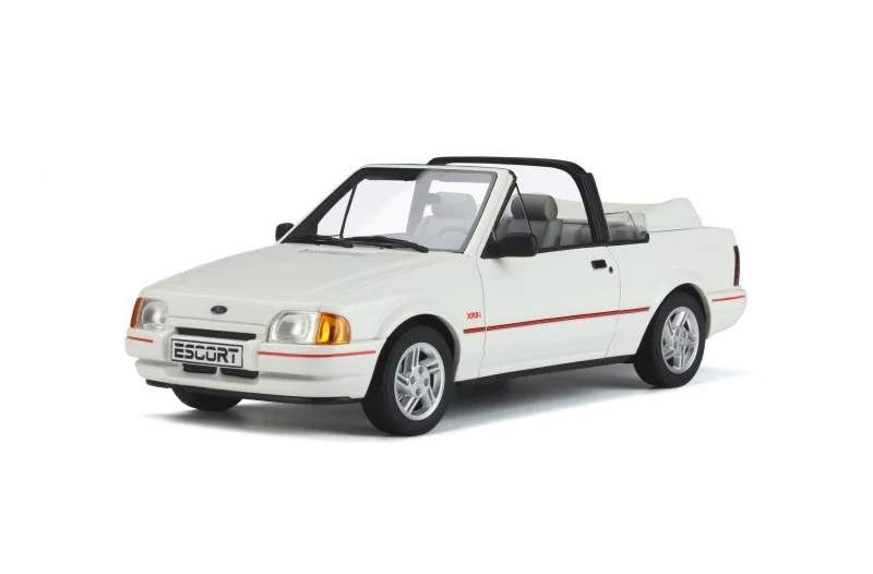 Ford Escort Mk4 XR3i Cabriolet 1986 Diamond White 1:18