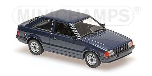 Ford Escort 1981 Blue 1:43