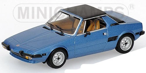 Fiat X1/9 Yellow 1974 Blue Metallic 1:43