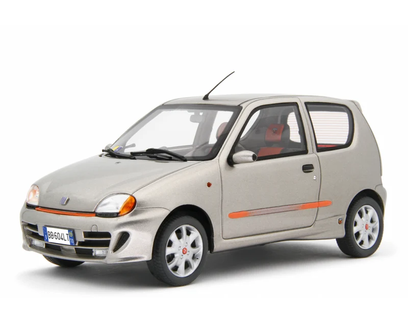 Fiat Seicento Sporting Abarth 1998 Silver 1:18