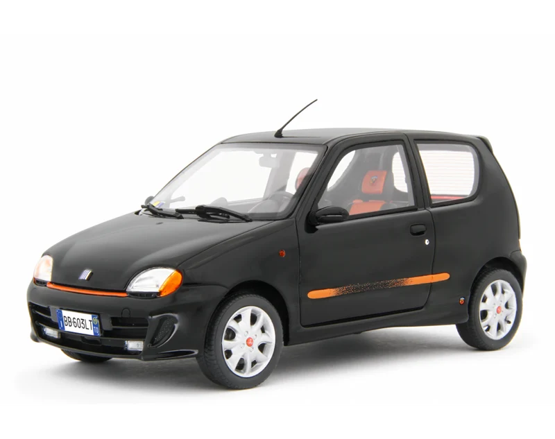 Fiat Seicento Sporting Abarth 1998 Nero 1:18