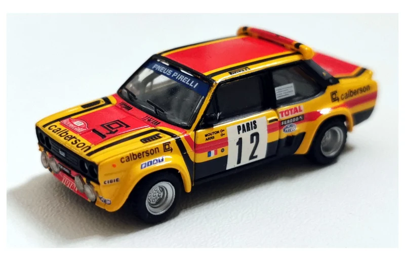 Fiat 131 Abarth Team Carlberson 1980 7th Rally Montecarlo M. Mouton - Annie Arrii 1:87