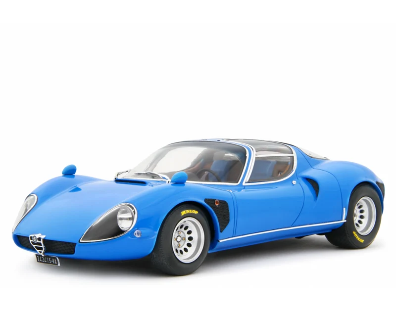 Alfa Romeo 33 Coupè Stradale 1967 D Version Telaio 111 Blu Reale 1:18