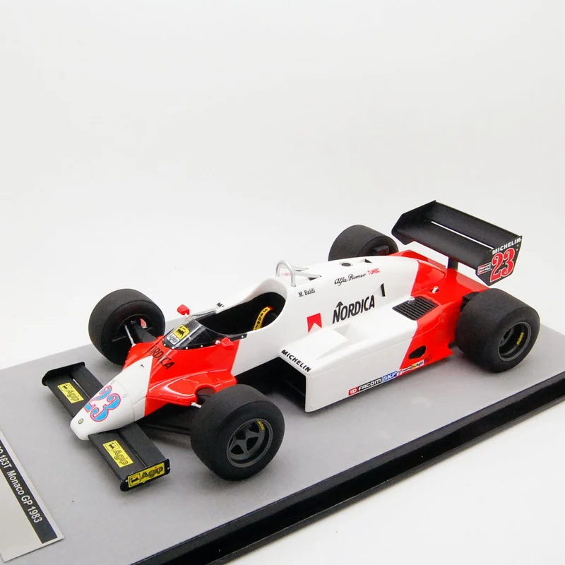Alfa Romeo 183T F1 Monaco Gp 1983 23 Mauro Baldi 1:18