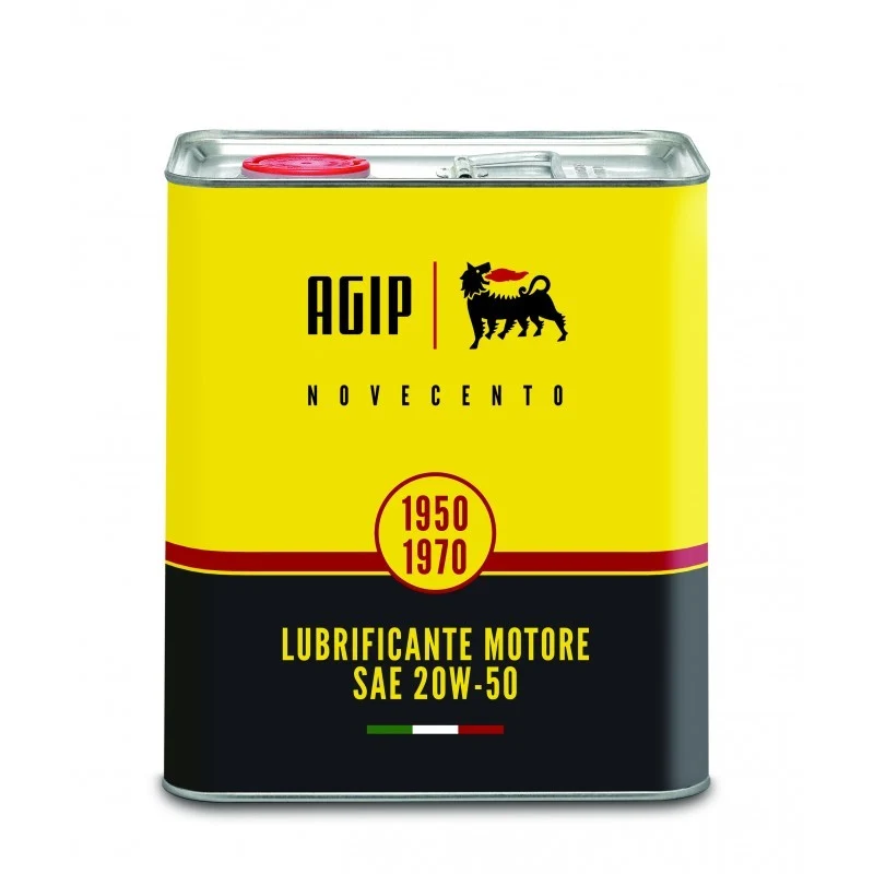 Agip Novecento Lubrificante Auto d'Epoca 20W/50 Lattina 4 litri