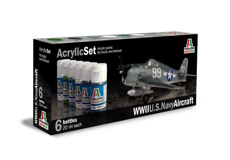 Acrylic Set WWll U.S.Navy Aircraft 6pz