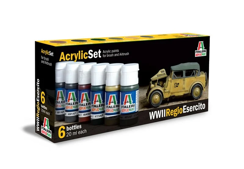 Acrylic Set WWII Regio Esercito 6pz