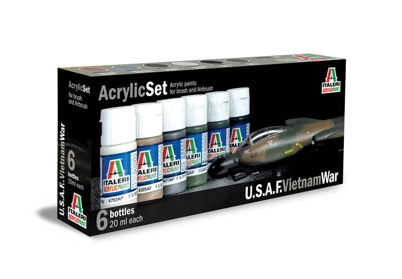 Acrylic Set U.S.A.F. Vietnam War 6pz