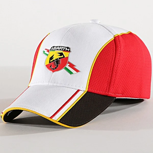 Abarth Corse Cappellino Visiera Baseball White