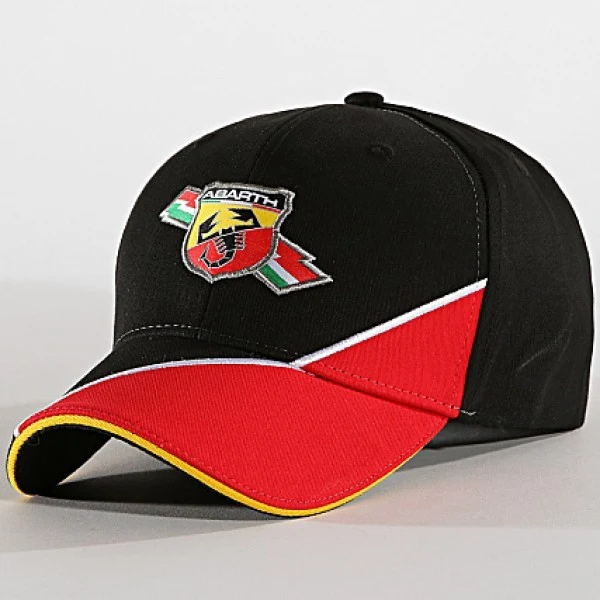Abarth Corse Cappellino Visiera Baseball Black