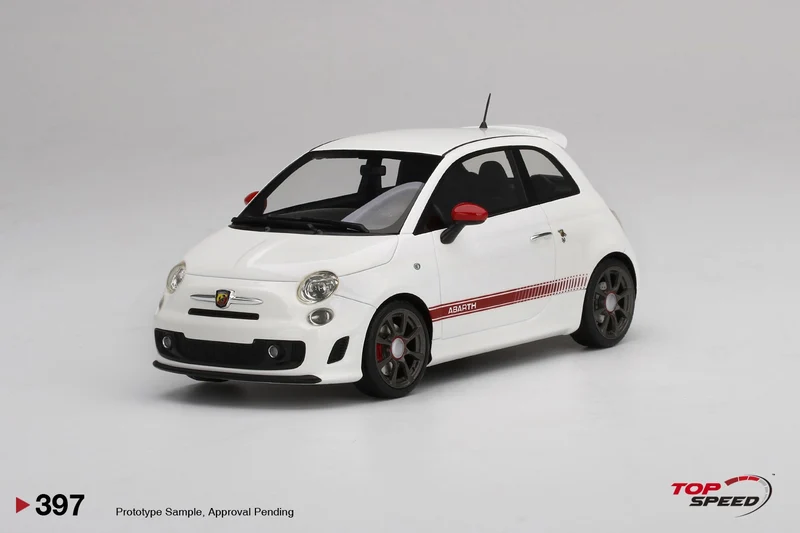 Abarth 595 Gara 2011 White 1:18