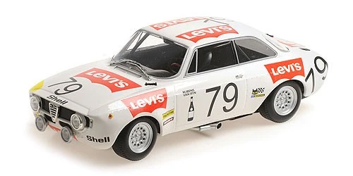 Alfa Romeo GTA 1300 GTA 24h Spa 1971 Pierre Rubens - Axel van Ryn 1:18